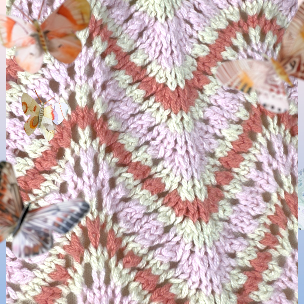 Women’s Crochet 2 Piece Set Skirt Cropped Top Backless Pink Orange Beige New WT - Picture 16 of 16